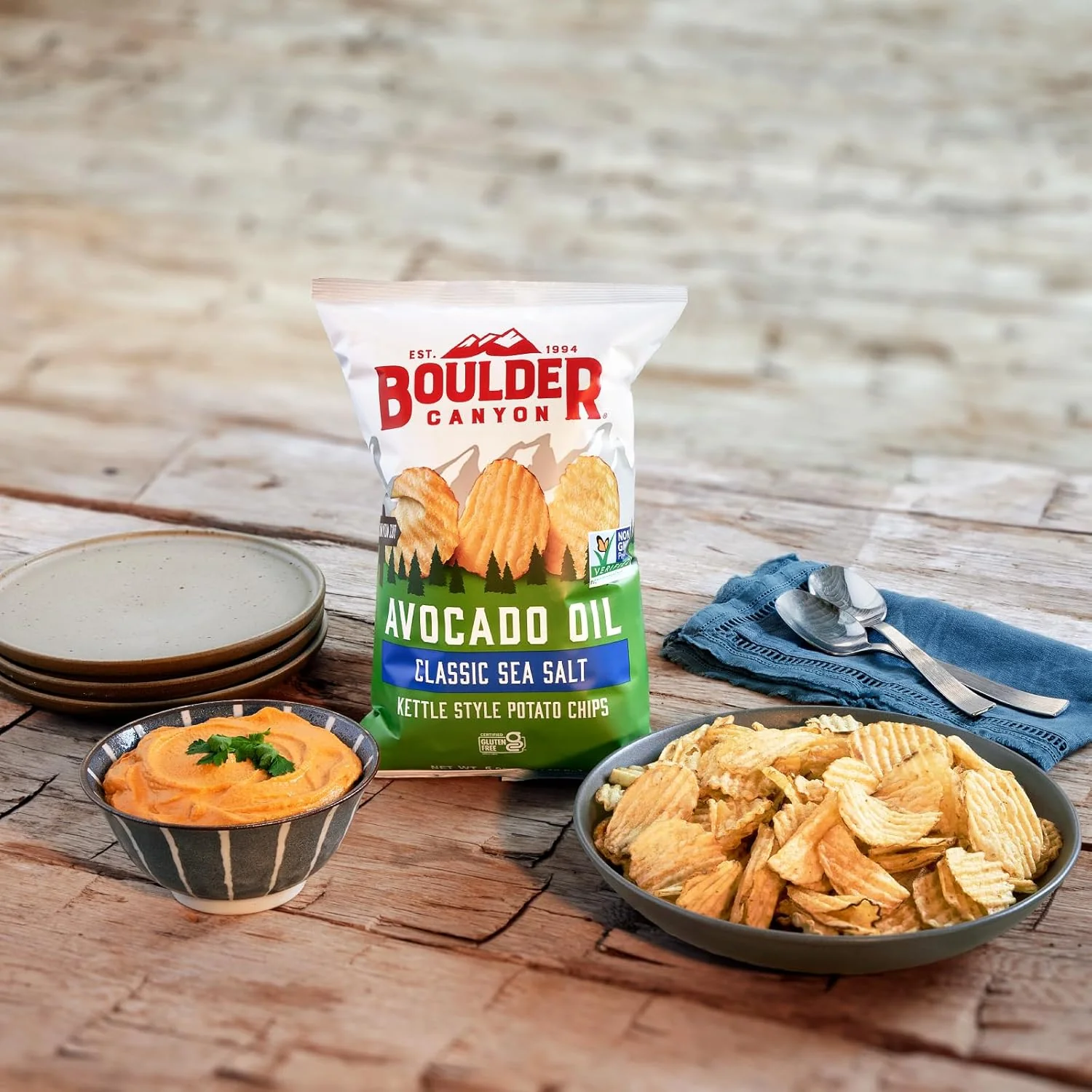 Boulder Canyon Kettle Potato Chips Canyon Cut Avocado Oil Sea Salt - Image 4