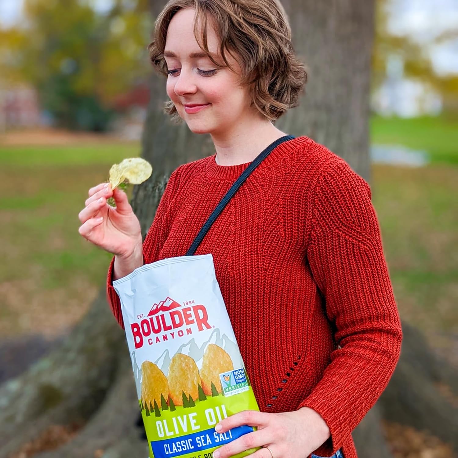 Boulder Canyon Kettle Potato Chips Canyon Cut Avocado Oil Malt Vinegar & Sea Salt - Image 4
